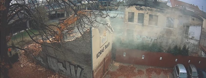 Dokumentace demolice dvou budou v Ostravě na ulici Českobratrská.